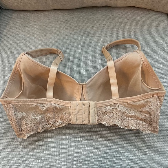 Mastectomy Bra - NATURALWEAR N4024 36C - Wire Free Nude NEW - Picture 3 of 11